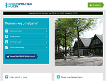 Tablet Screenshot of groepspraktijkhuizen.nl